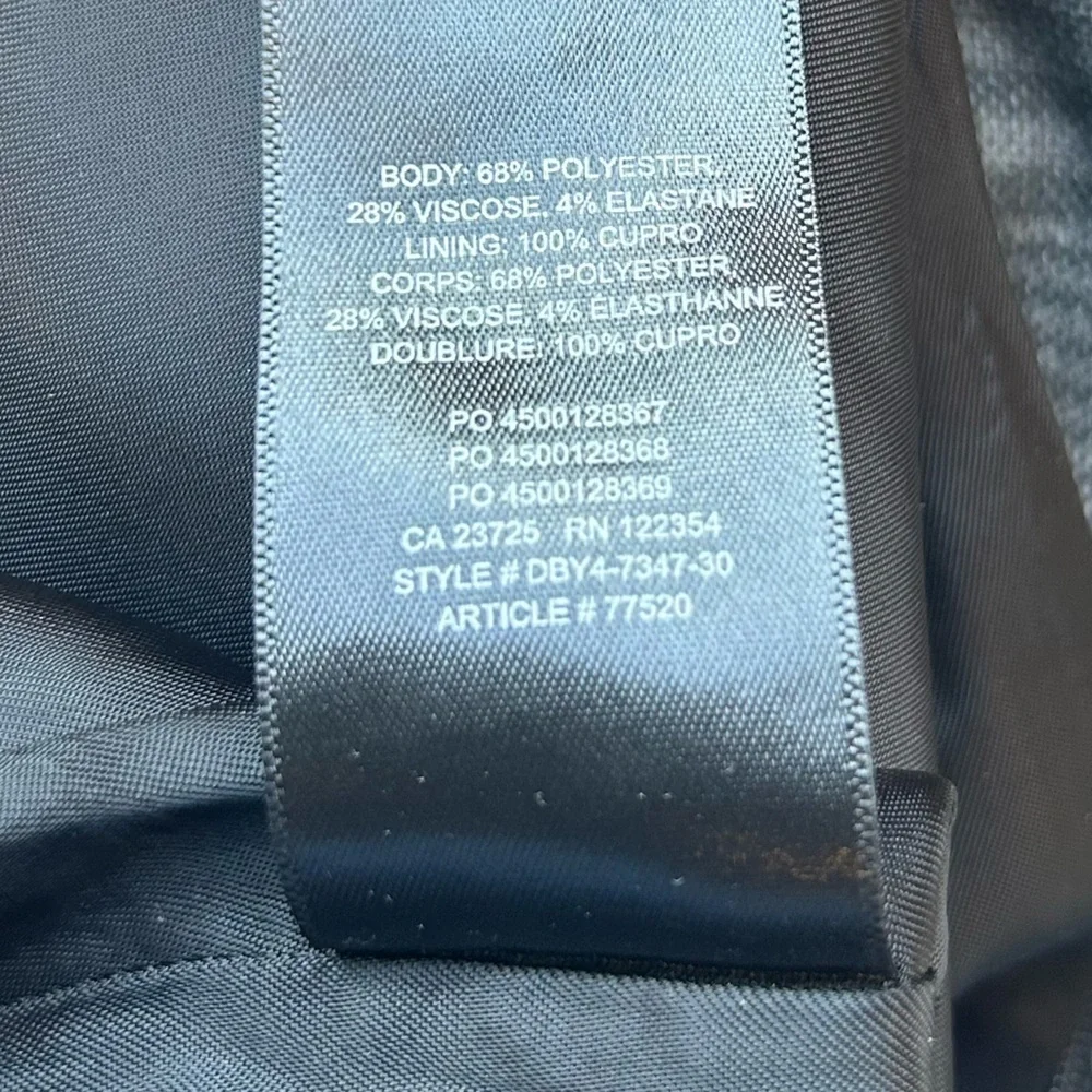 Aritzia Wilfred Classic Mini Skirt Grey Plaid Size 4 - Picture 6 of 7